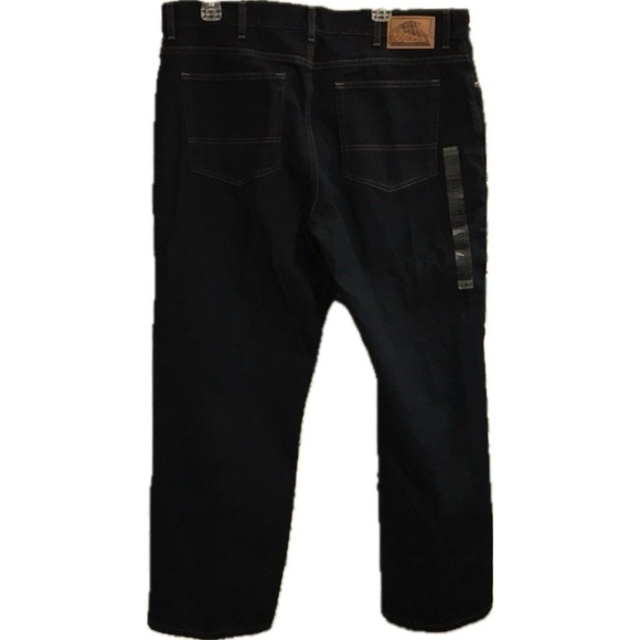 NWT L.L. Bean Men’s Dark Indigo Jeans 38 W X 30 L - Picture 3 of 6